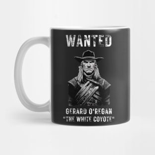 Gerard O'Regan - The White Coyote - Wanted Poster - Black - Fantasy - Funny Witcher Mug